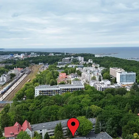 Апартаменты Al-dom 112 Awangardia, 300 M Do Plazy W Dzielnicy Uzdrowiskowej Колобжег