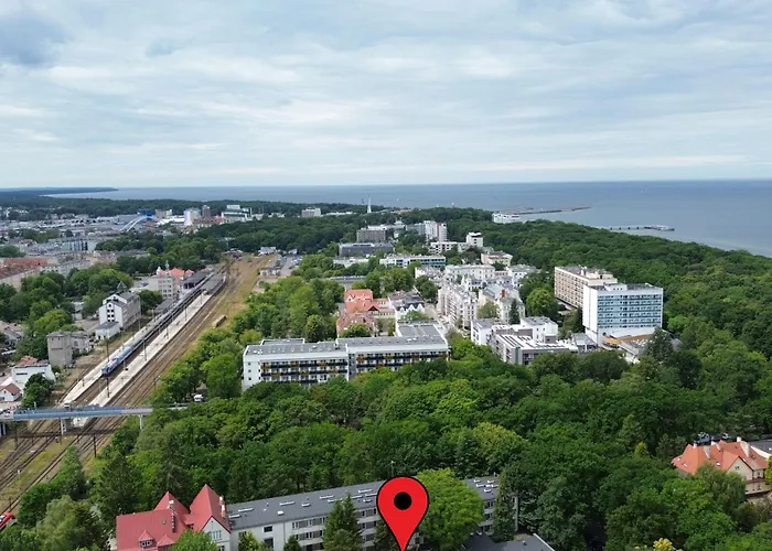 Apartment Al-dom 112 Awangardia, 300 M Do Plazy W Dzielnicy Uzdrowiskowej Kolberg